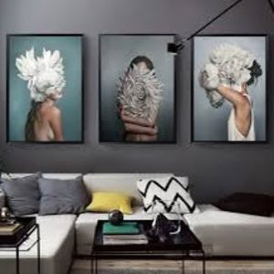 The hidden woman canvas